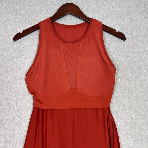 Shebird Terracotta The Tunic Tank Bra Dress Sz Small Build in Bra Pockets Casual - Picture 9 of 10
